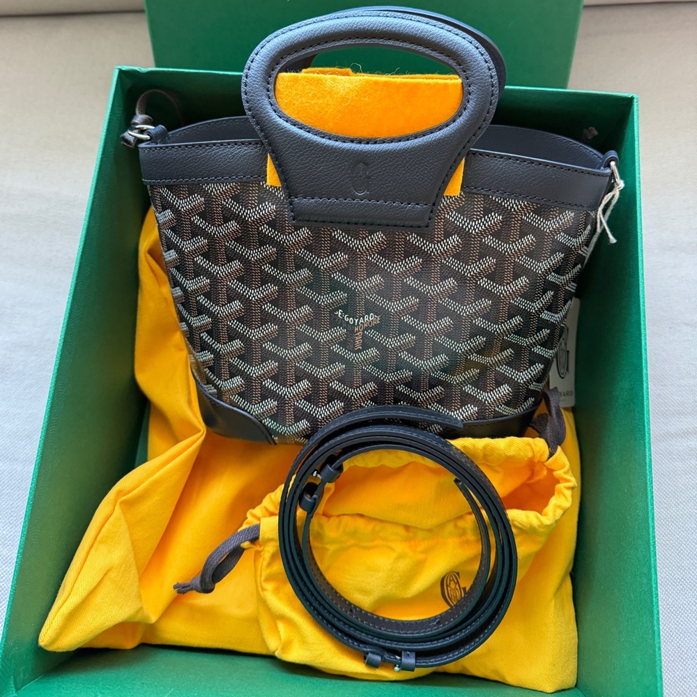 NEW🖤GOYARD🖤Mini Beluga Crossbody Top Handle Bag - Picture 6 of 12